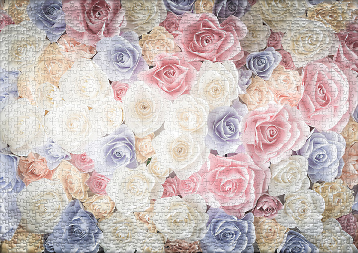 1000 Piece Puzzle "Love of Roses"