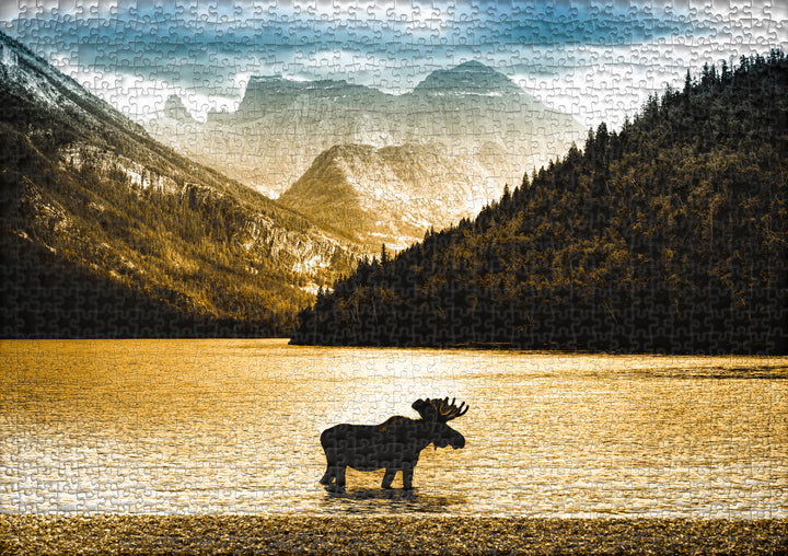 1000 Piece Puzzle "Sunbathing at Midnight"