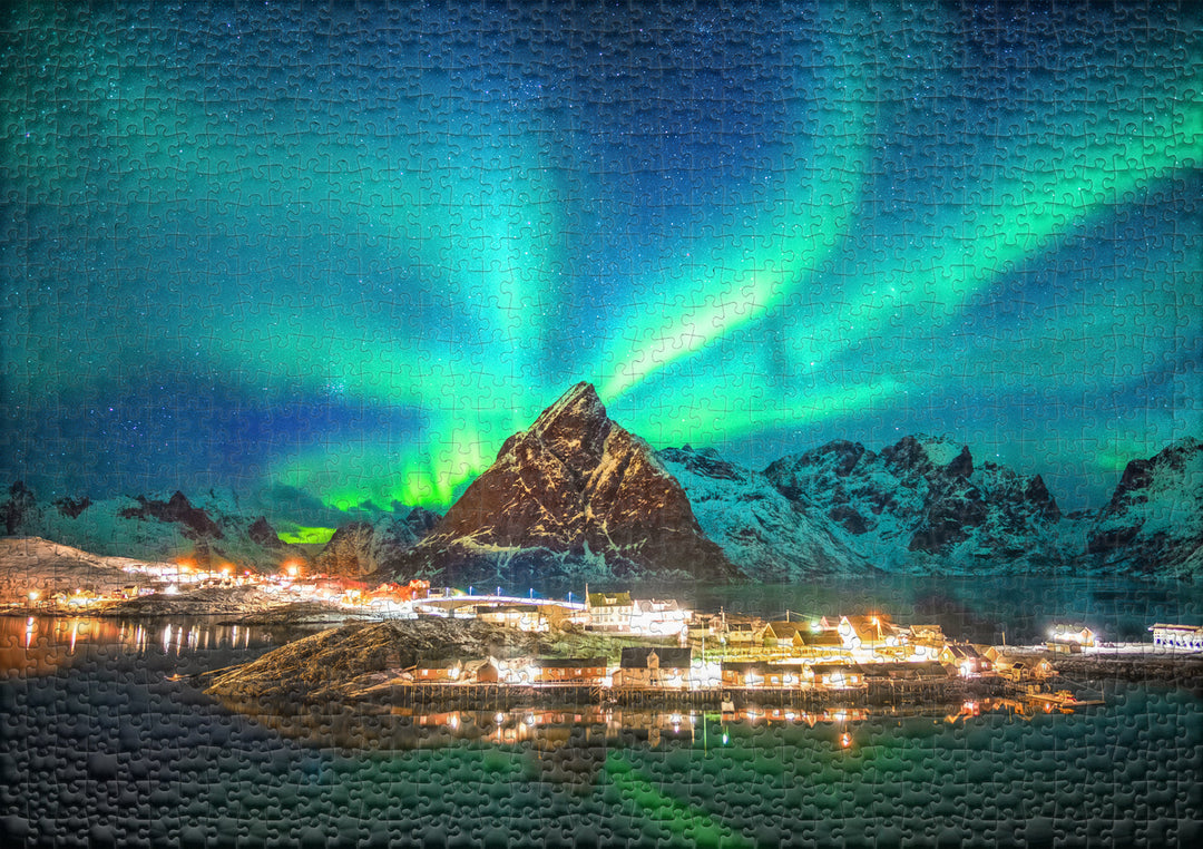 1000 Piece Puzzle "Lights Over the City"