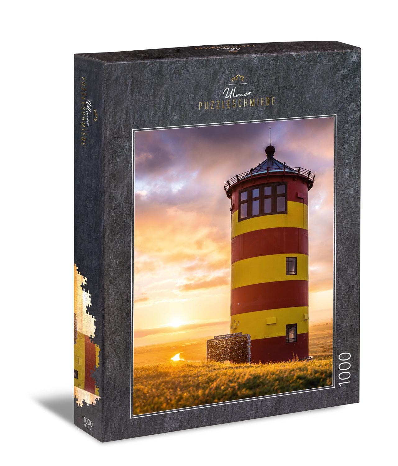 CALVENDO Puzzle „Ostfriesland Leuchtturm Pilsum“ – 1000 Teile, 64x48 Cm, Premium-Qualität