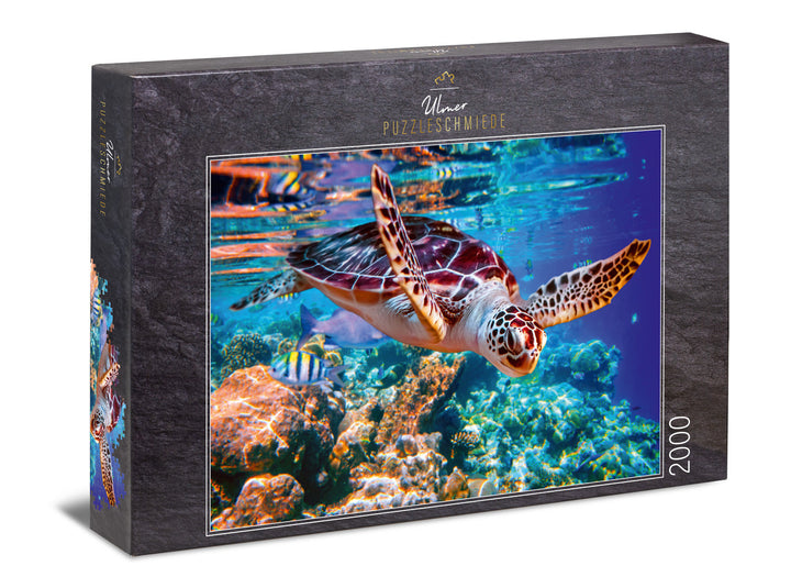 2000 Piece Puzzle "Sea Turtle"