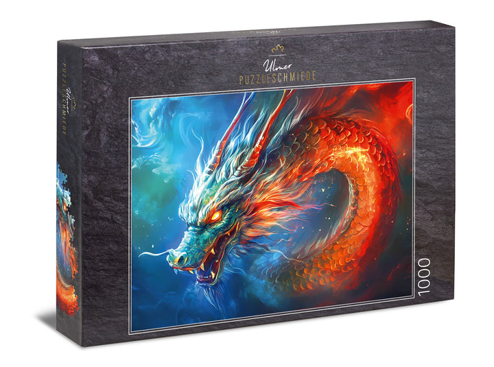 1000 Teile Puzzle „Drachenfeuer“