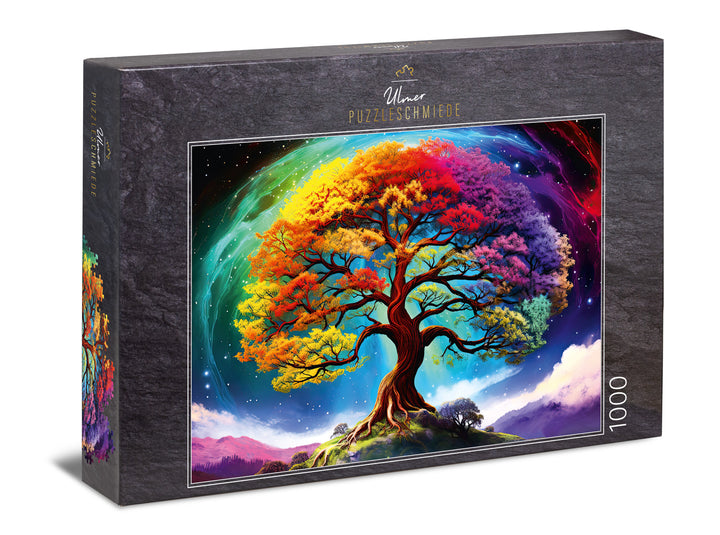 1000 Teile Puzzle „Rainbow-Tree"