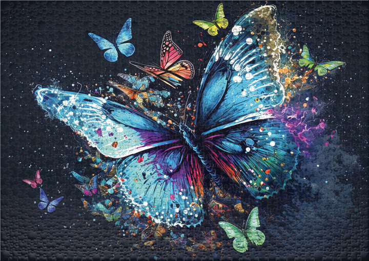 Schmetterling-Puzzle 1000 Teile "Glanzlichter"