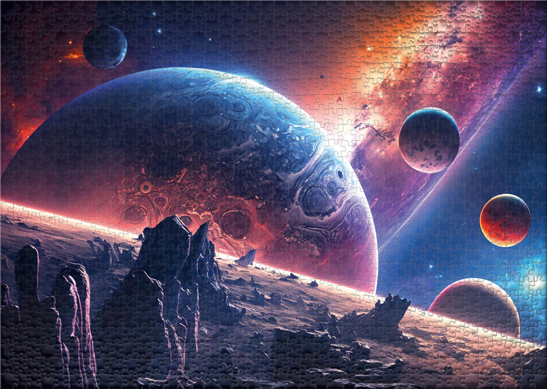 1000 Teile Puzzle "Planetensystem"