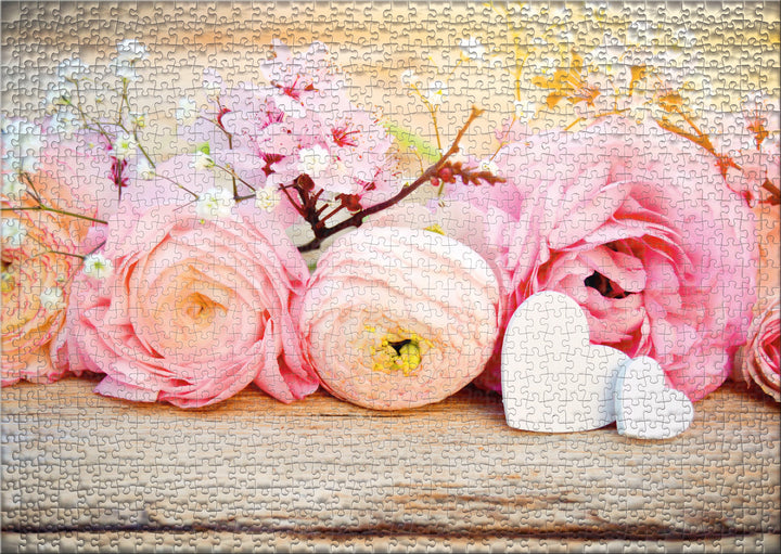 Blumen-Puzzle 1000 Teile "Frühlingsgrüße"