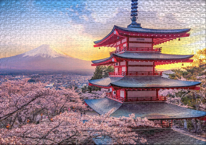 Puzzle 1000 Teile "Fujiyama"