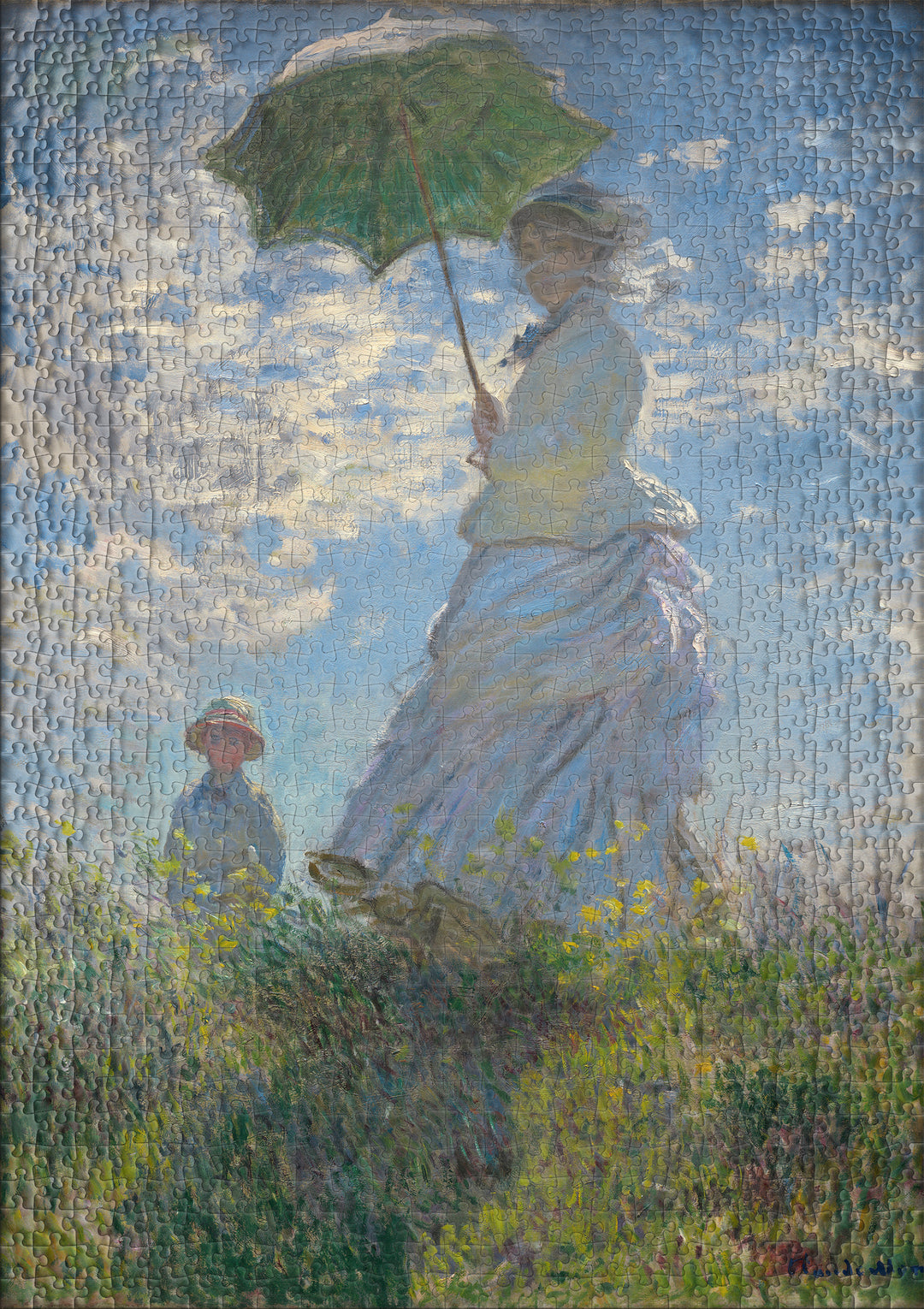 Kunst-Puzzle 1000 Teile "Claude Monet, Spaziergang"