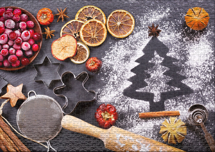 Weihnachts-Puzzle 1000 Teile "Zauberhafte Weihnachtsbäckerei"