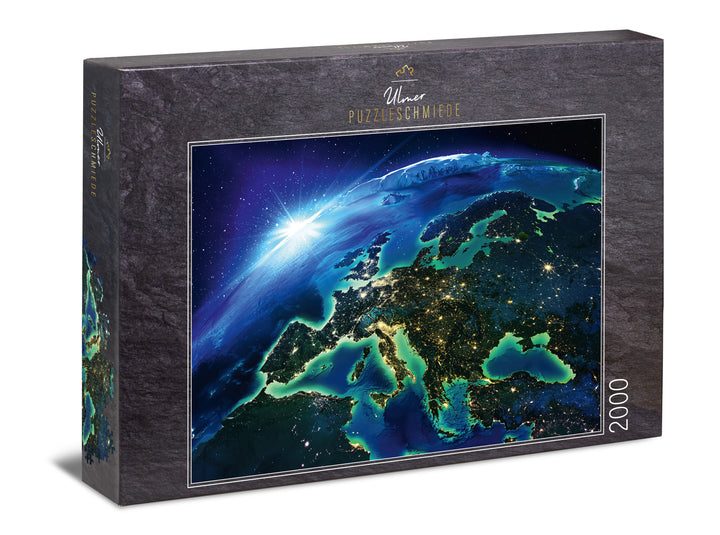 Weltraum-Puzzle 1000 Teile "Lights of Europe"