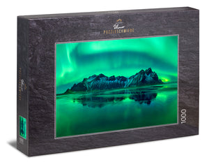 Puzzle Aurores Boréales 1000 pièces « Vagues de Glace »