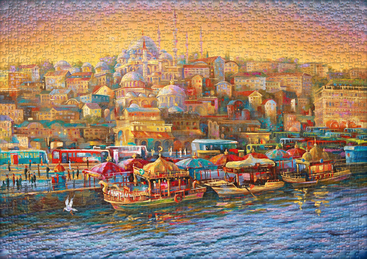 Puzzle 1000 Teile "Malerisches Istanbul"