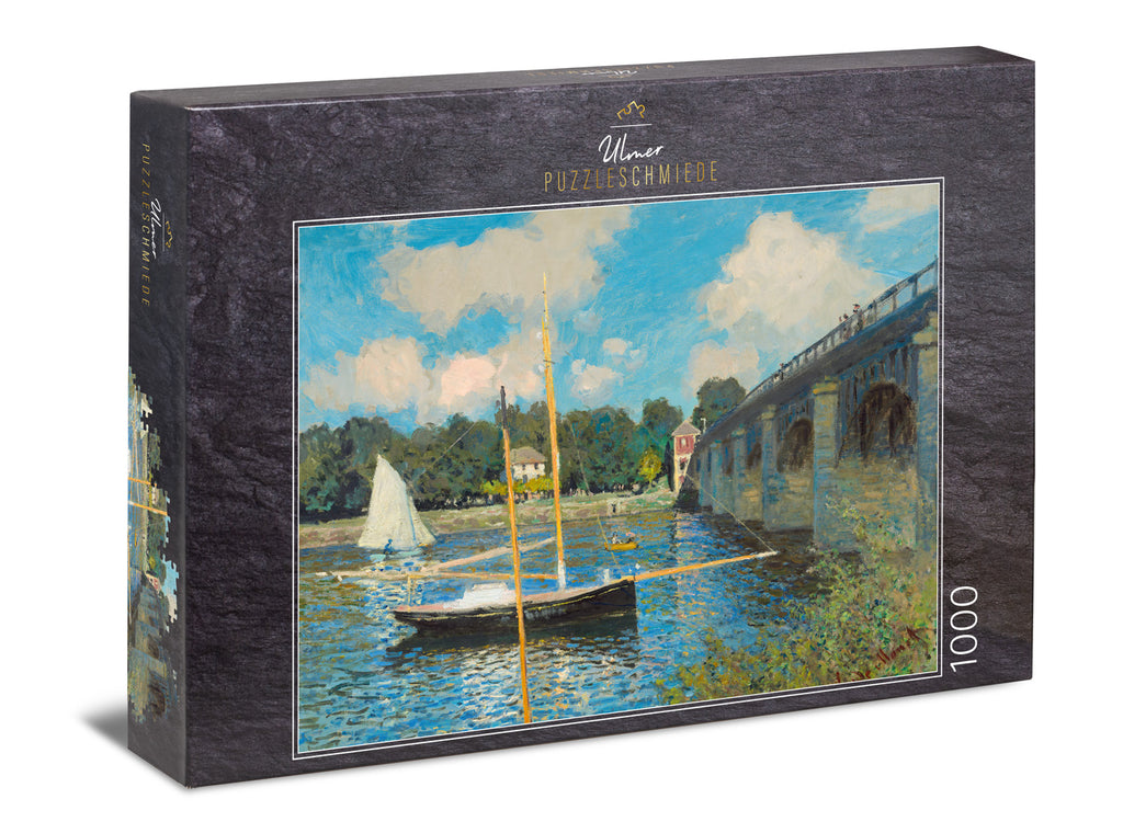 Puzzle Claude Monet „Brücke Von Argenteuil“ – 1000 Teile Kunst-Puzzle Von Ulmer Puzzleschmiede