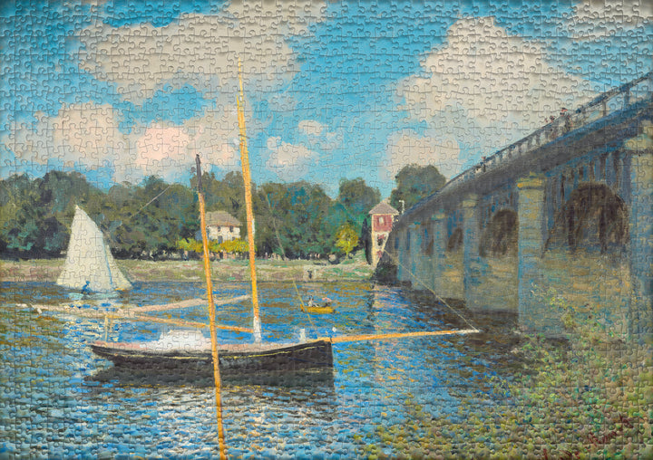 Puzzle 1000 Teile "Claude Monet, Brücke von Argenteuil"