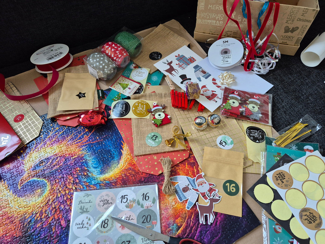 Puzzle surprise - Lot de 2 puzzles de 1000 pièces - « Créatif »