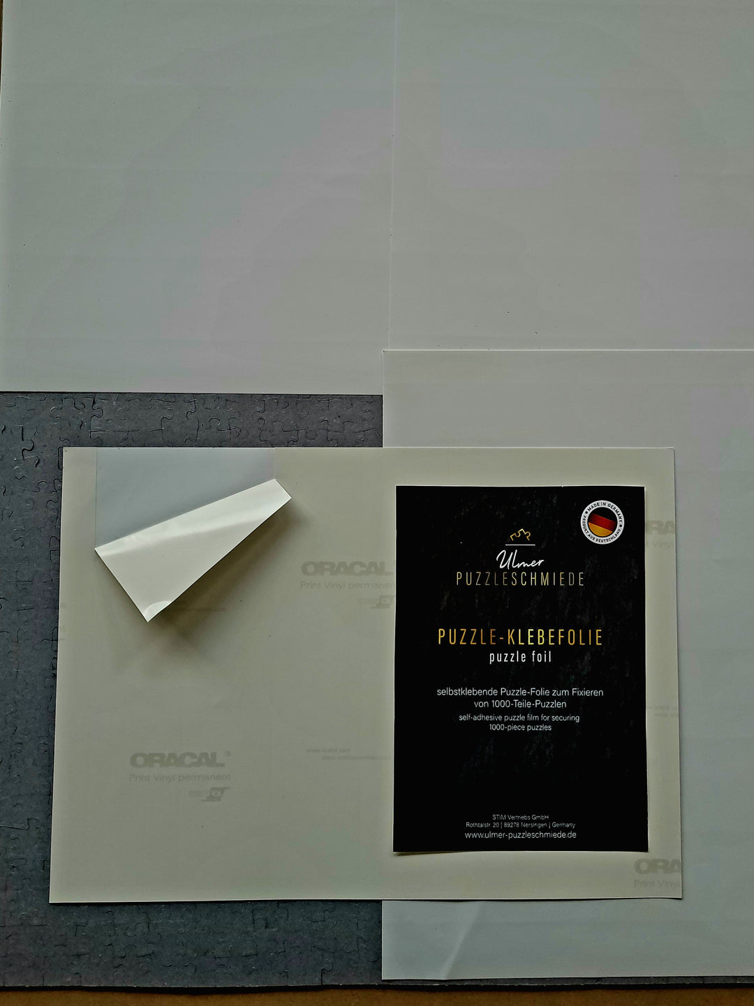 3er-Set Puzzle-Klebefolie - für 3 Puzzles mit 1000 Teilen