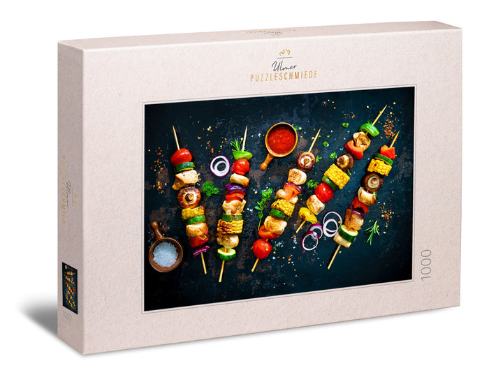 Puzzle 1000 Teile "Buntes Barbecue"