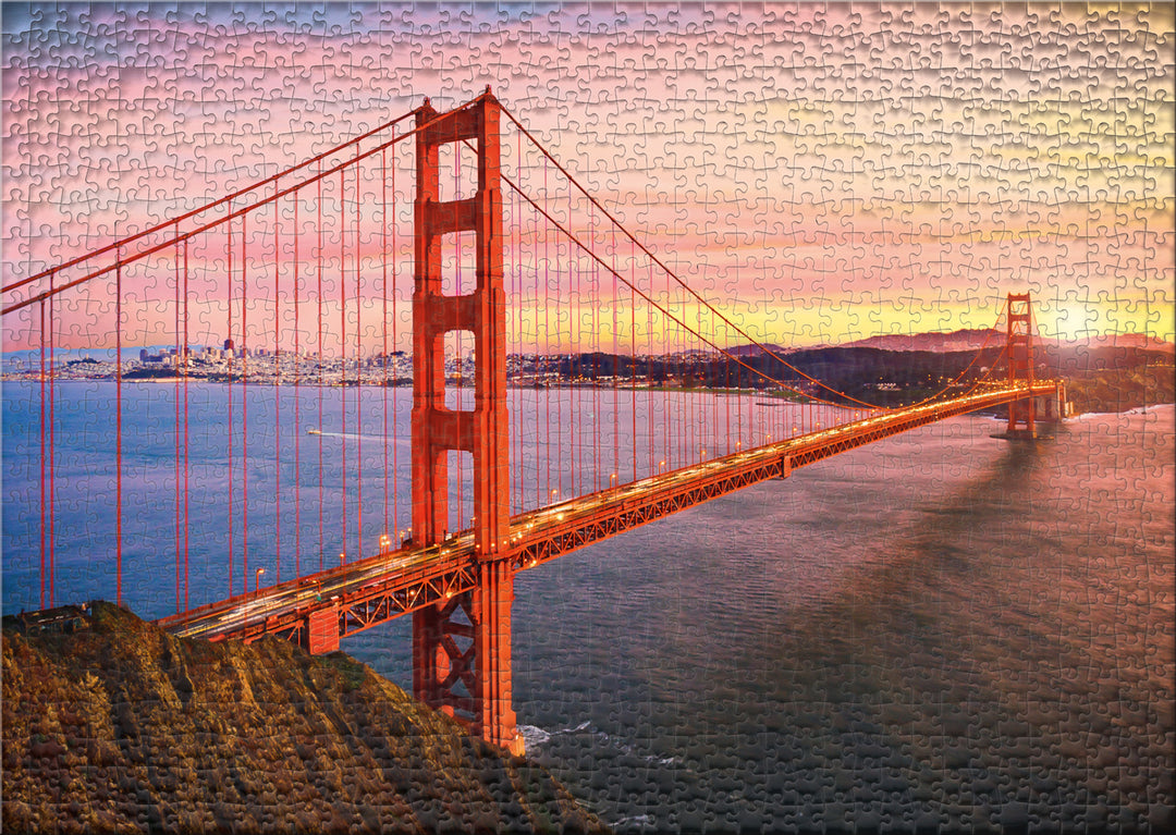 USA-Puzzle 1000 Teile "Golden Gate Bridge"