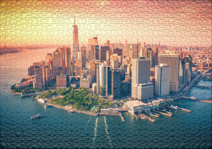 Puzzle 1000 Teile "Downtown Manhattan"