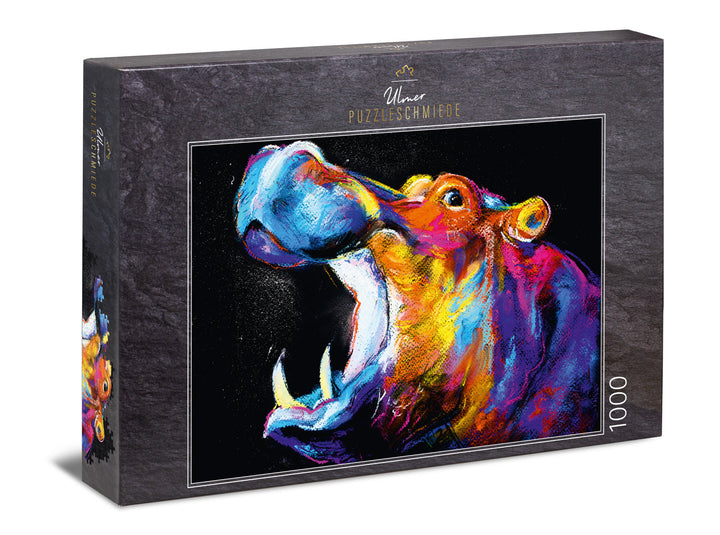 Puzzle 1000 Teile "Funky Hippo"