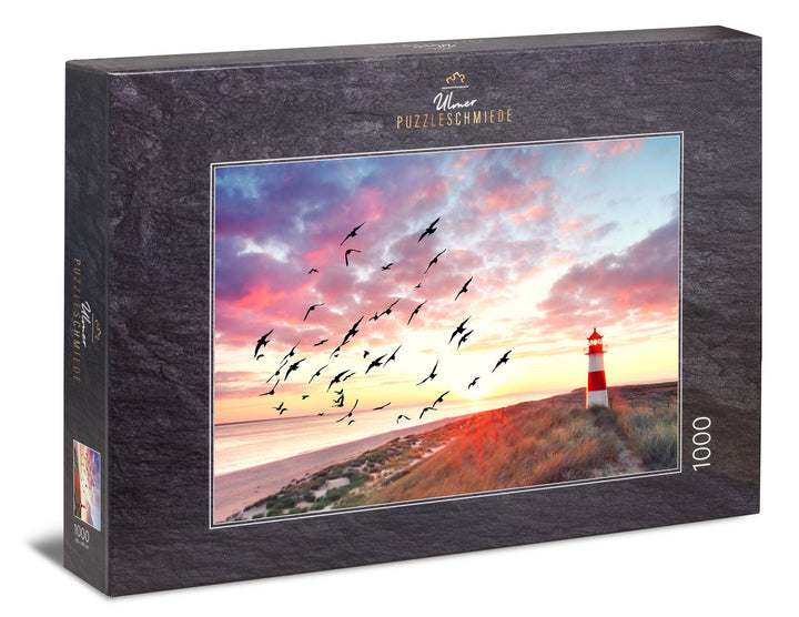 Puzzle 1000 Teile "Nordsee-Sehnsucht" - Strand & Leuchtturm