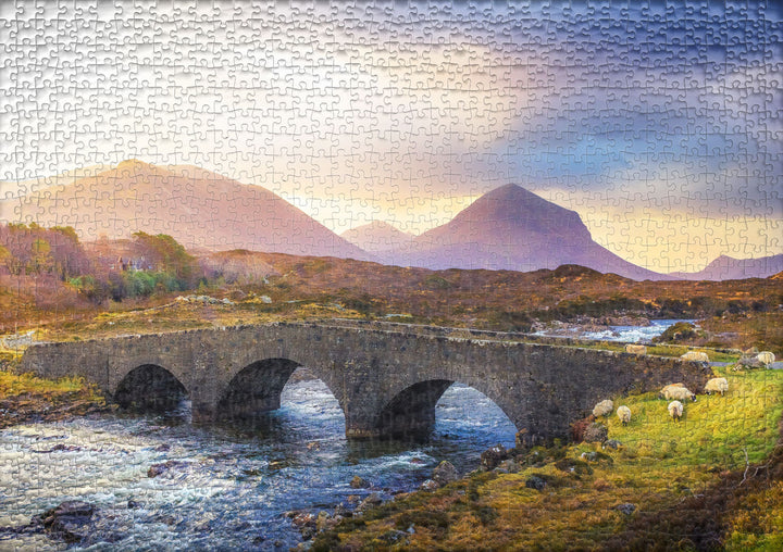 Puzzle 1000 Teile "Sligachan Bridge"