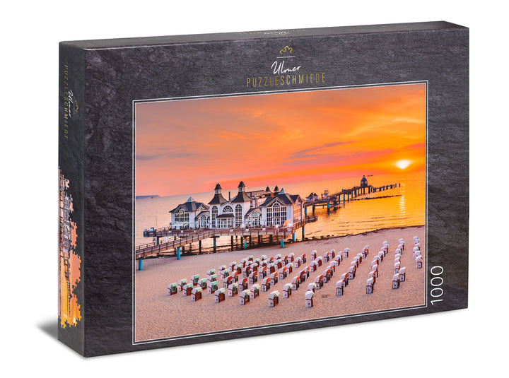 Puzzle 1000 Teile "Abendsonne auf Rügen"