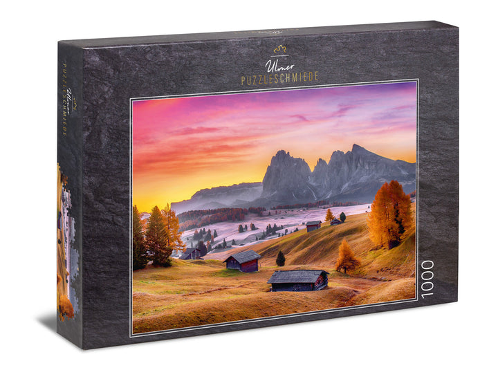 Puzzle 1000 Teile "Seiser Alm"