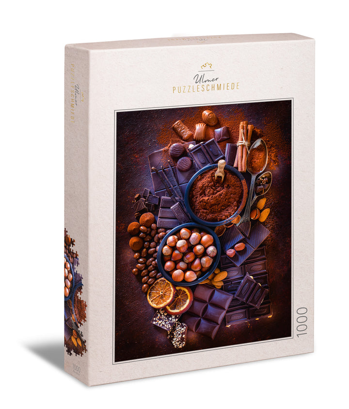 Puzzle 1000 Teile "Chocolaterie" - Weihnachtsmotiv