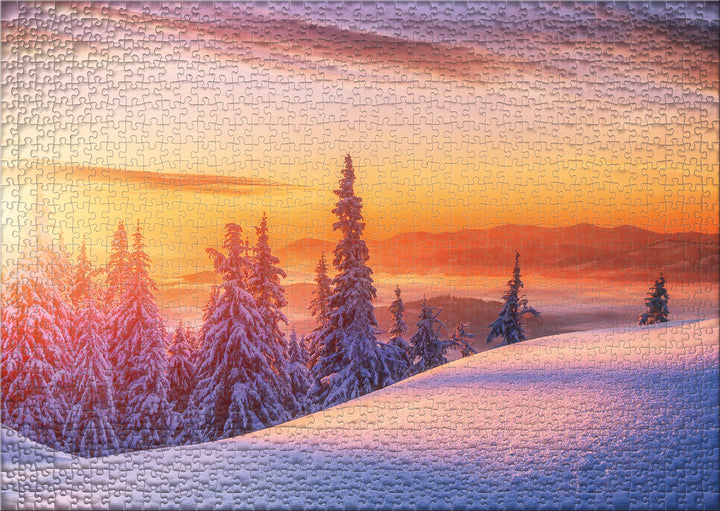 Winter-Puzzle 1000 Teile "Die Ferne erwacht"