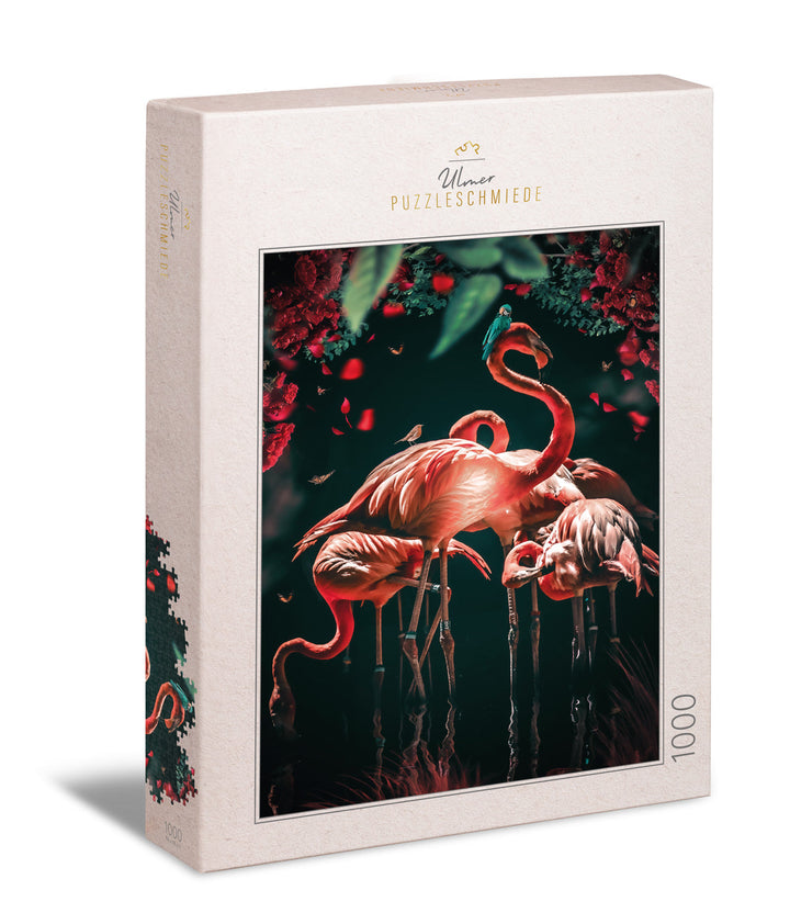 Puzzle 1000 Teile "The Flamingo Show"