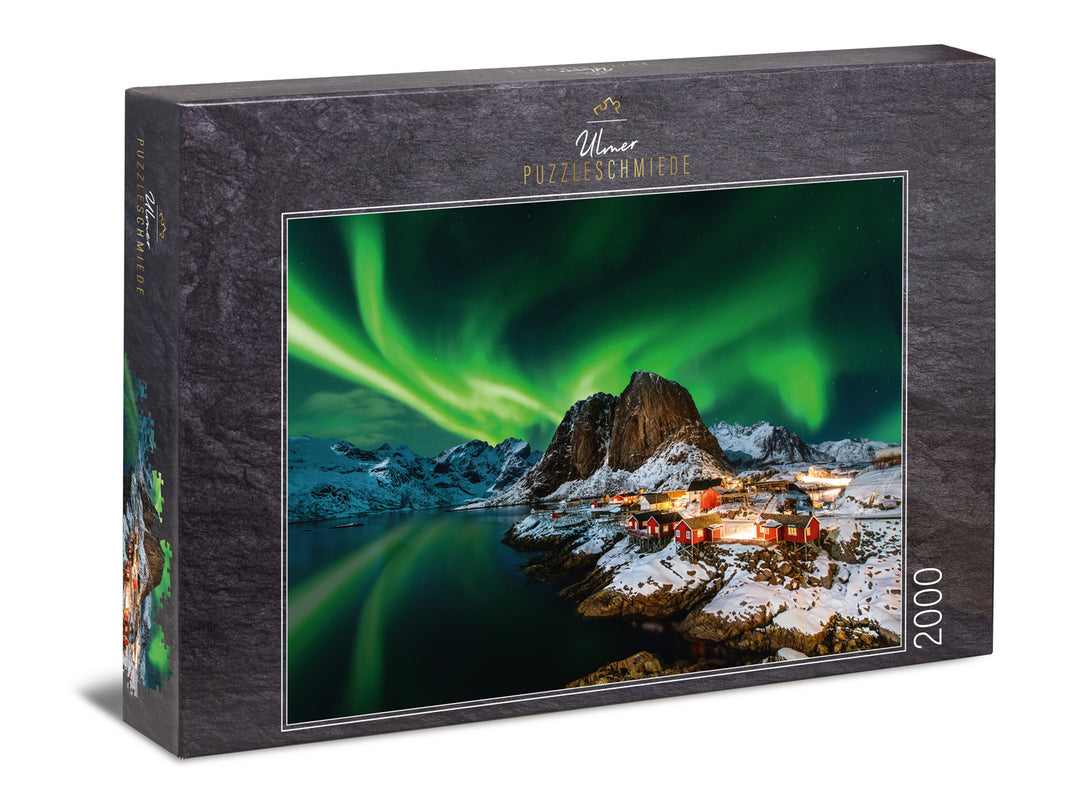 puzzle aufbewahrung 2000 teile Aurora Borealis" Polarlicht – Puzzle 2000 Teile
