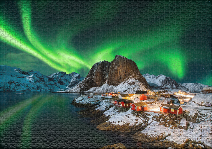 Polarlicht-Puzzle 2000 Teile "Aurora Borealis"