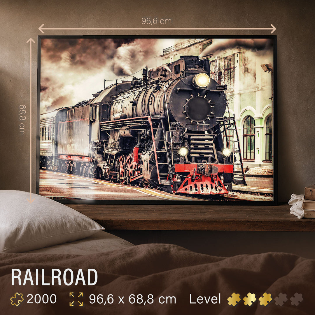 Puzzle 2000 Teile "Railroad"