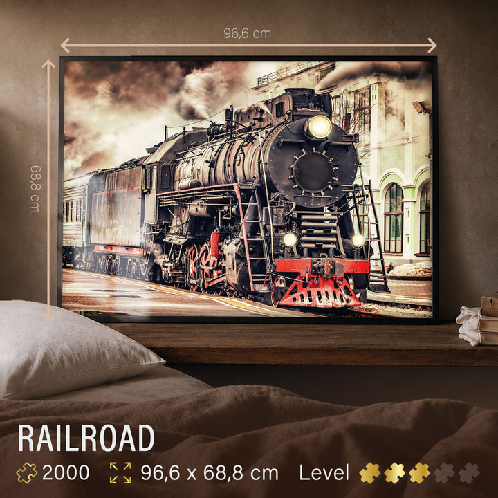 Puzzle 2000 Teile "Railroad"