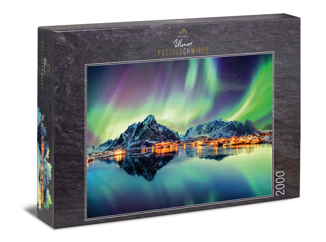 Puzzle 2000 Teile "Lichtertanz des Nordens"