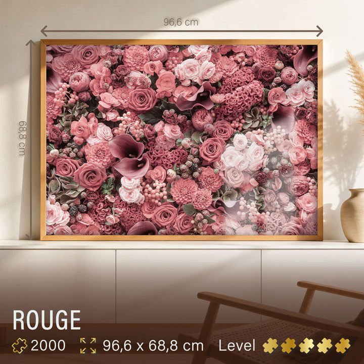 Puzzle 2000 Teile "Rouge"