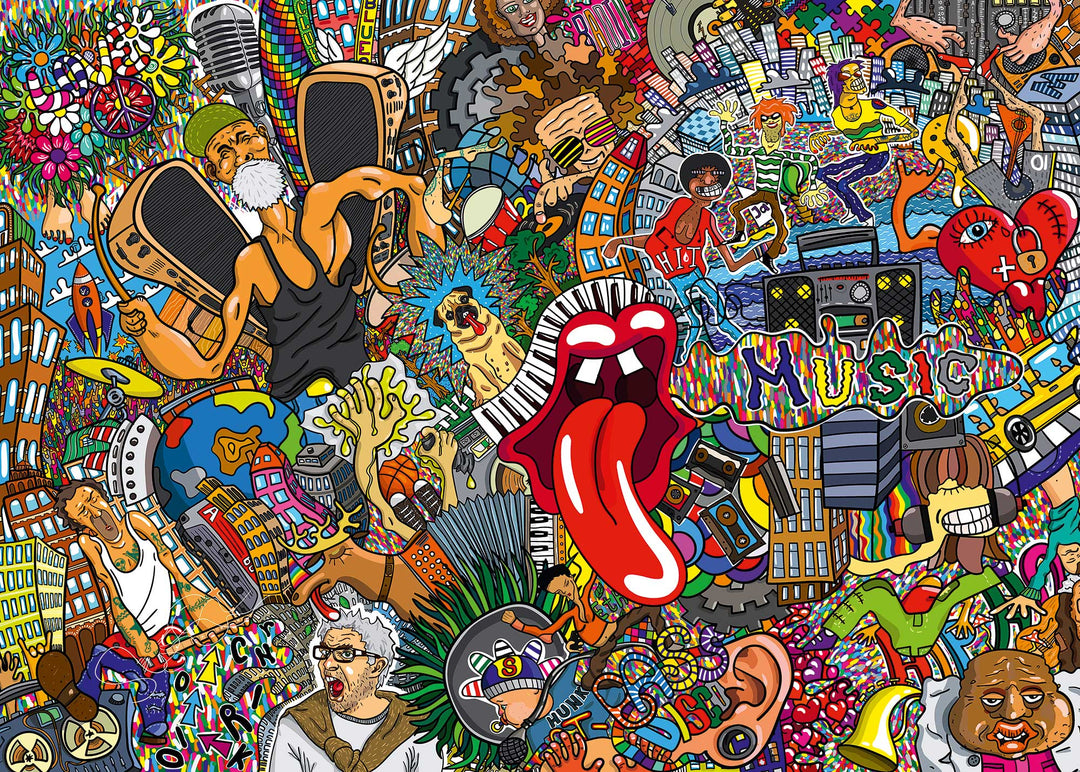 Puzzle 2000 Teile "Graffiti"