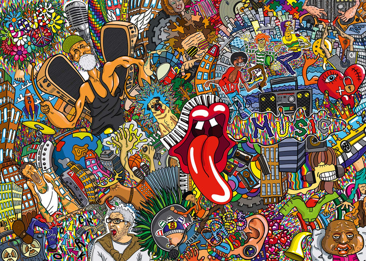 Puzzle 2000 Teile "Graffiti"