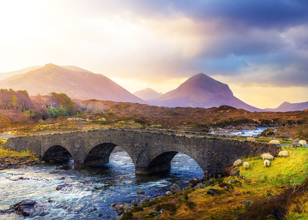 Puzzle 2000 Teile "Sligachan Bridge"