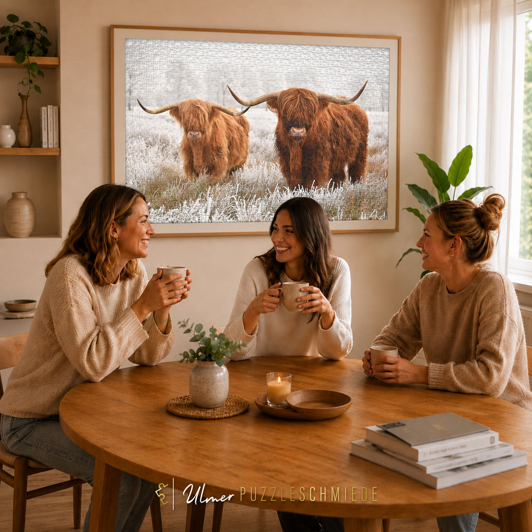 Puzzle 2000 Teile "Winterfreunde"