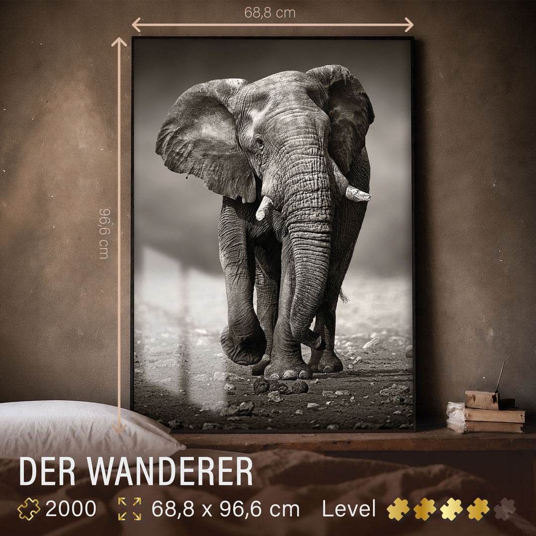 Puzzle 2000 Teile "Der Wanderer"