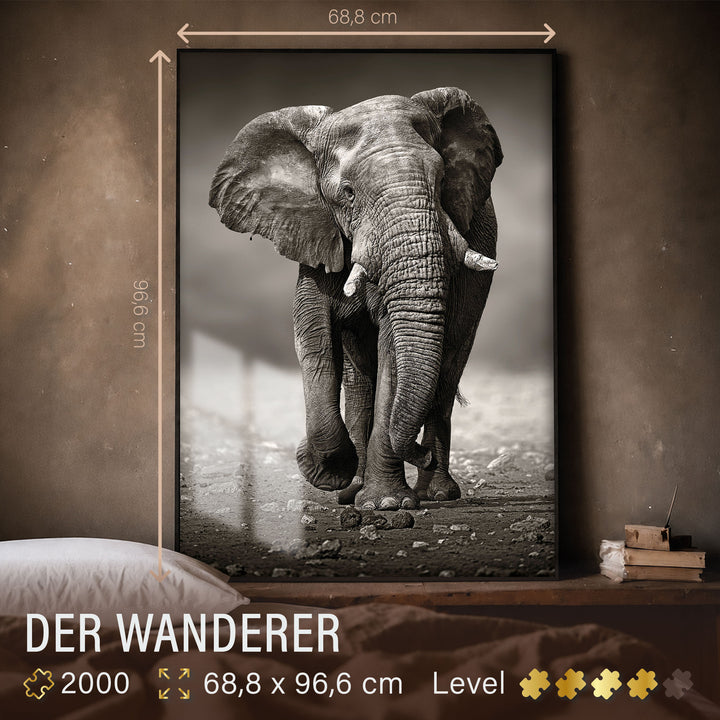 Puzzle 2000 Teile "Der Wanderer"