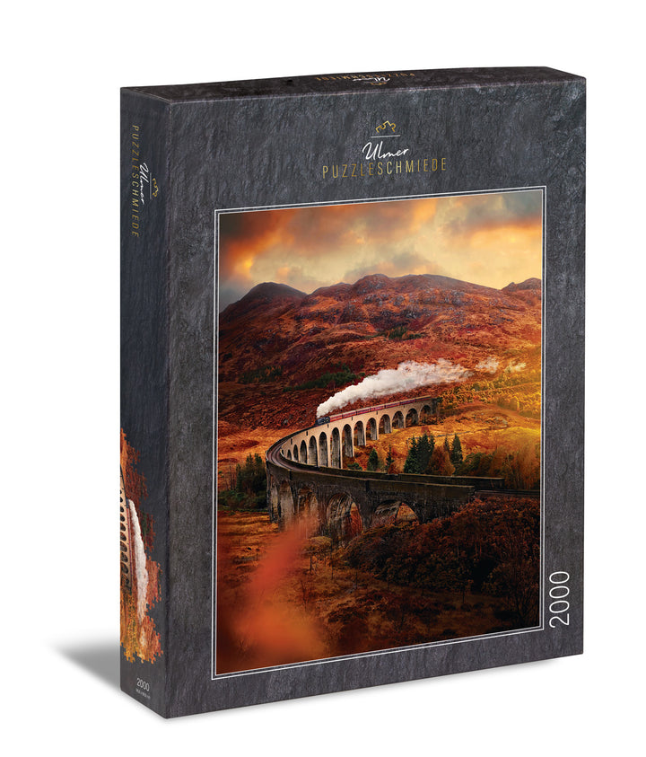 Puzzle 2000 Teile "Glenfinnan-Viadukt"