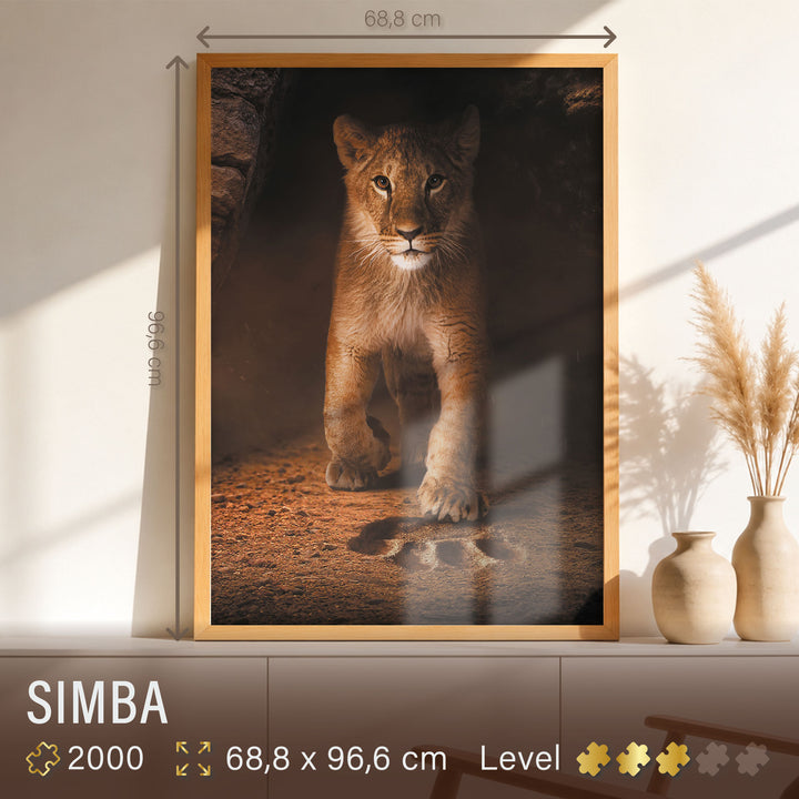 Puzzle 2000 Teile "Simba"