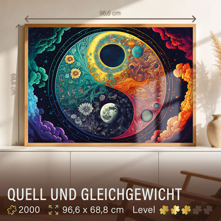 Puzzle 2000 Teile "Quell und Gleichgewicht"