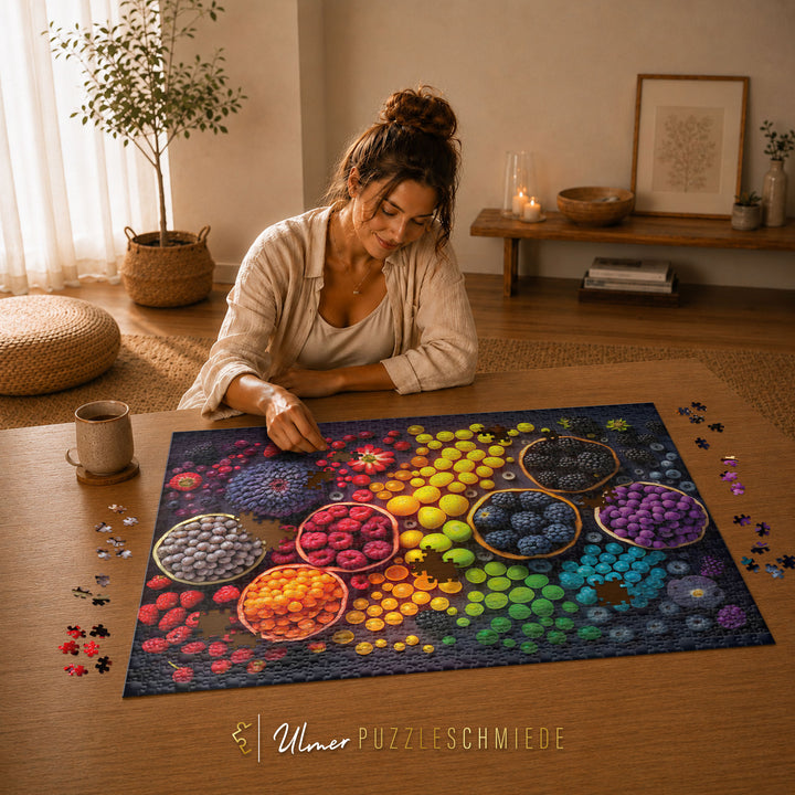 Puzzle 2000 Teile "Rainbow Fruits"