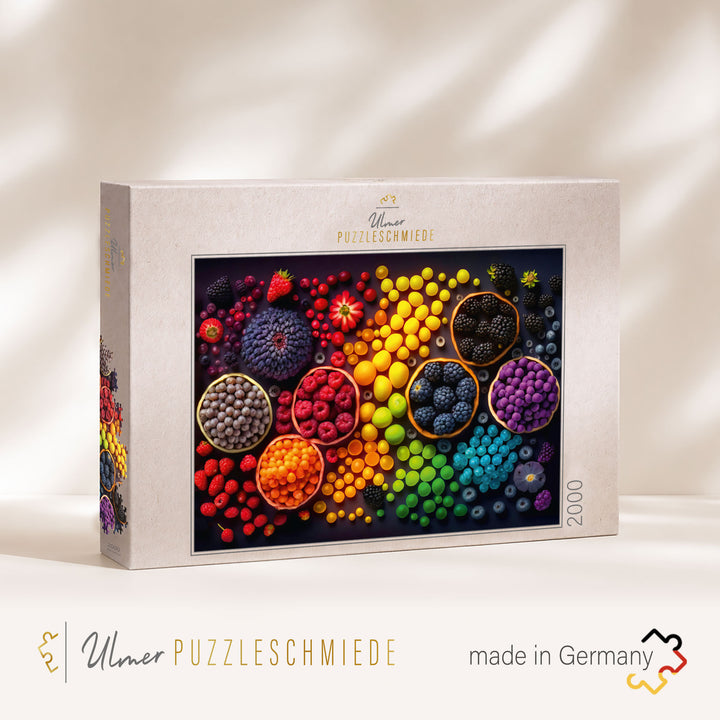 Puzzle 2000 Teile "Rainbow Fruits"