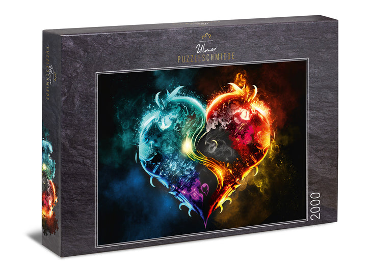Puzzle 2000 Teile "Magisches Herz"