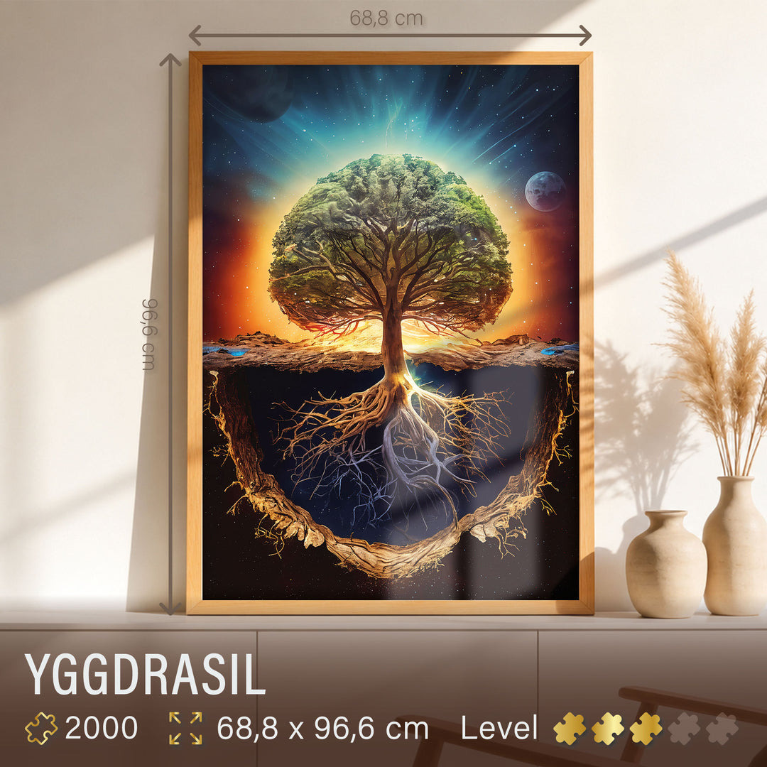 Puzzle 2000 Teile "Yggdrasil"
